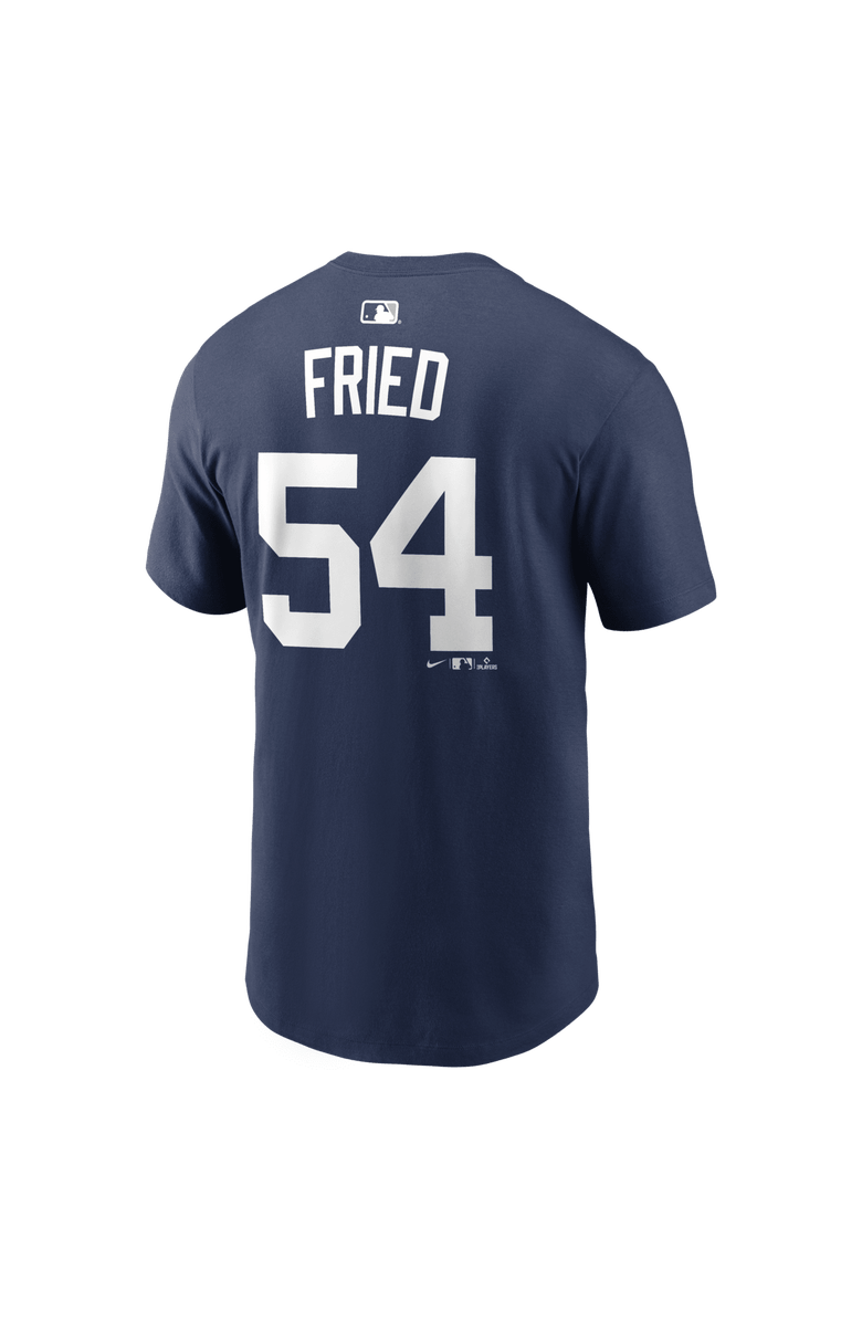 Nike Men's Nike Max Fried Navy New York Yankees Home Name & Number T-Shirt, Alternate, color, Navy