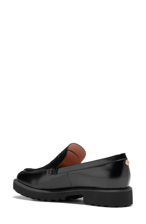 Cole Haan Camea Lug Sole Penny Loafer In Black
