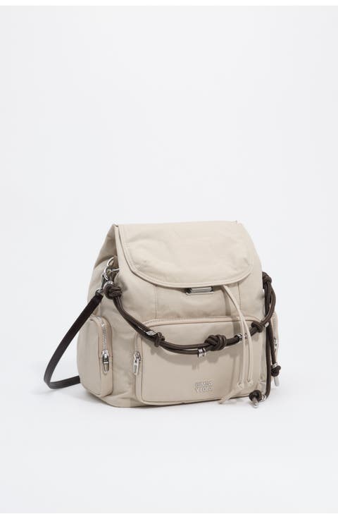 Large Cotton Pocket Backpack