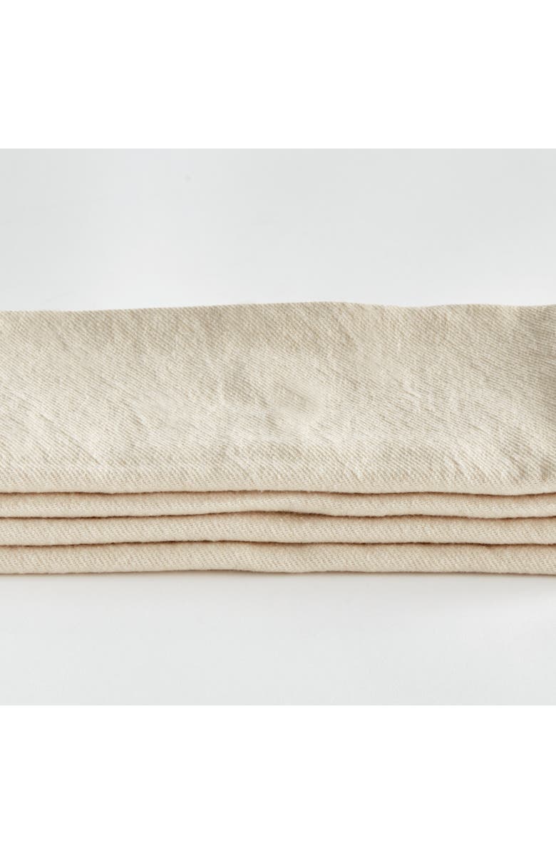 Napa Home & Garden Sawyer Dinner Napkins Set of 4, Alternate, color, Yellow