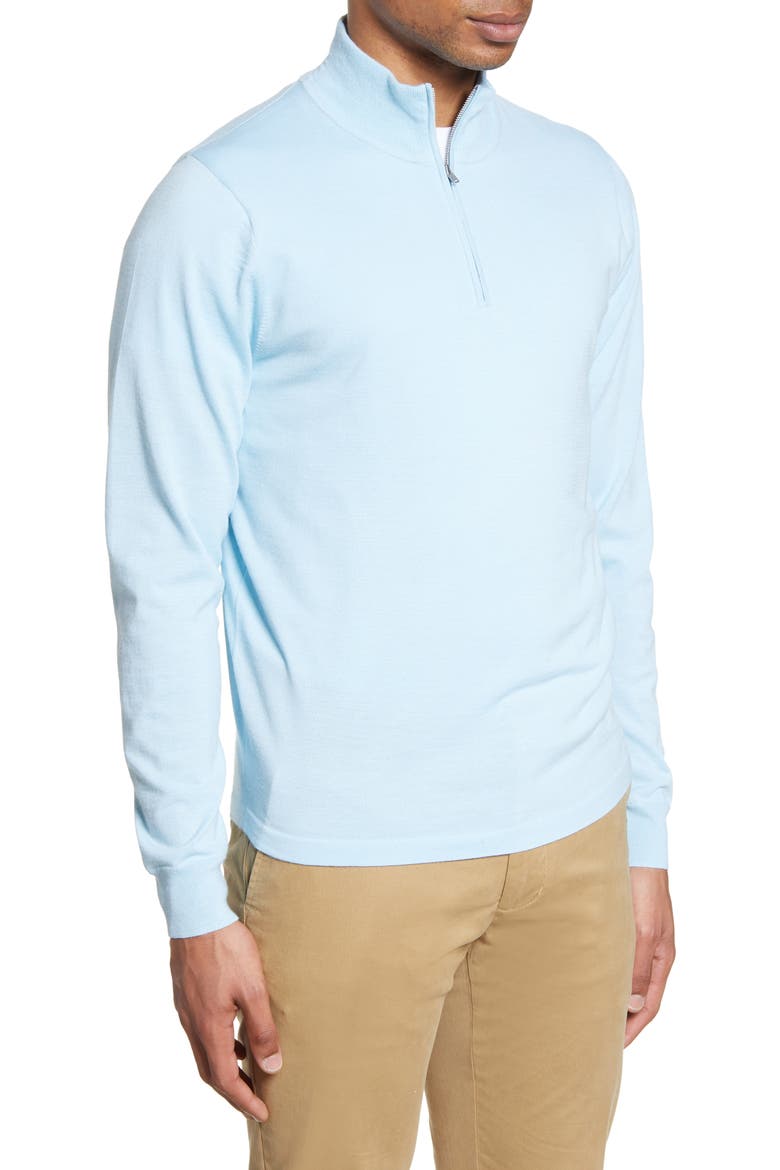 Men's Shop Tech-Smart CoolMax® Quarter Zip Pullover, Alternate, color, BLUE COOL