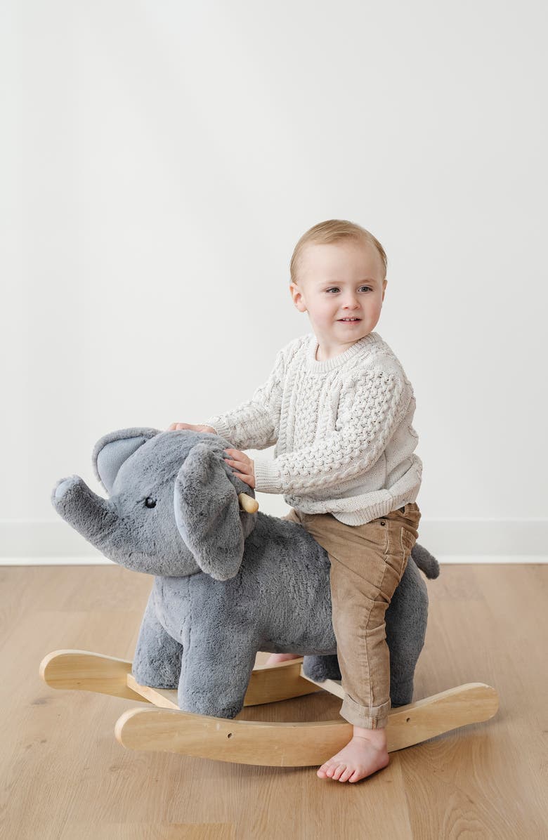 SARANONI Stuffed Animal Rocker, Alternate, color, Grey