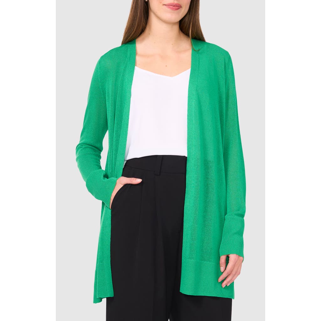 Halogen ® Side Slit Cardigan In Green
