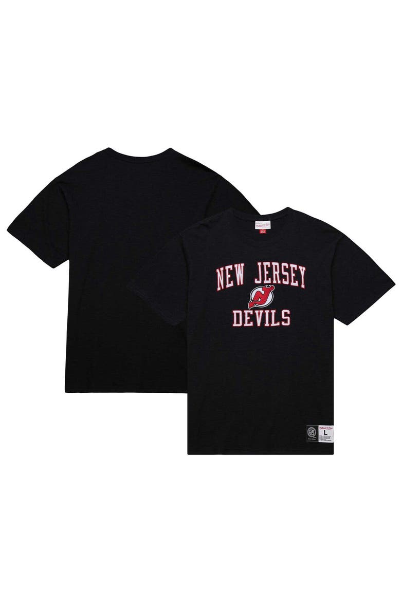 Mitchell & Ness Men's Mitchell & Ness Black New Jersey Devils Legendary Slub T-Shirt, Alternate, color, Black