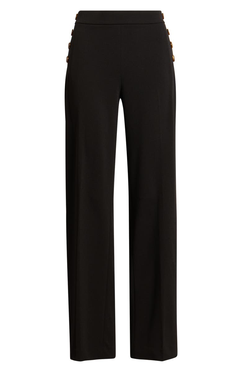 Anne Klein Pull-On Sailor Pants, Alternate, color, Anne Black