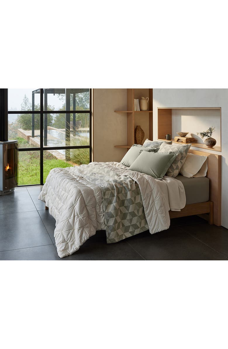 Coyuchi Pismo Organic Cotton Blanket, Alternate, color, Cypress