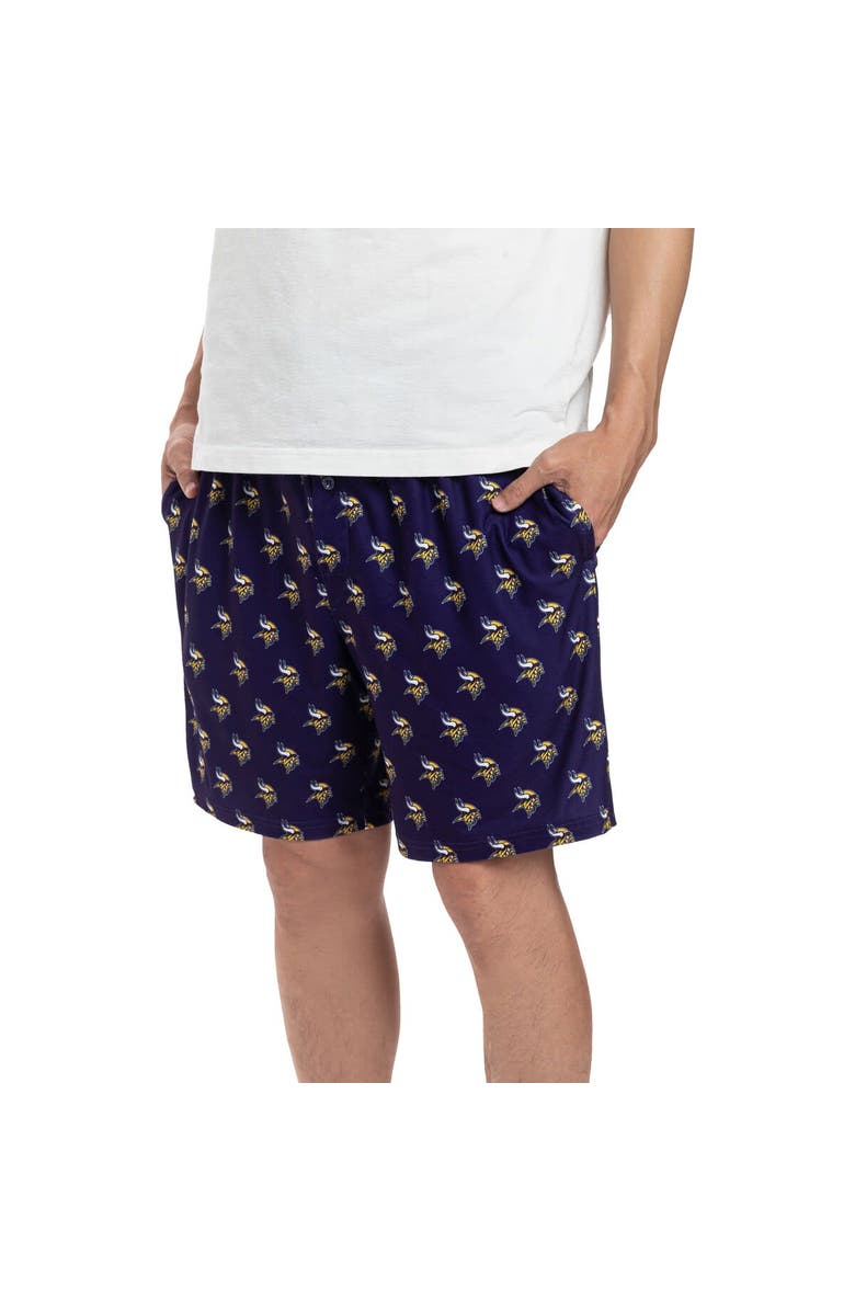 CONCEPTS SPORT Men's Concepts Sport Purple Minnesota Vikings Gauge Jam Two-Pack Shorts Set, Alternate, color, 