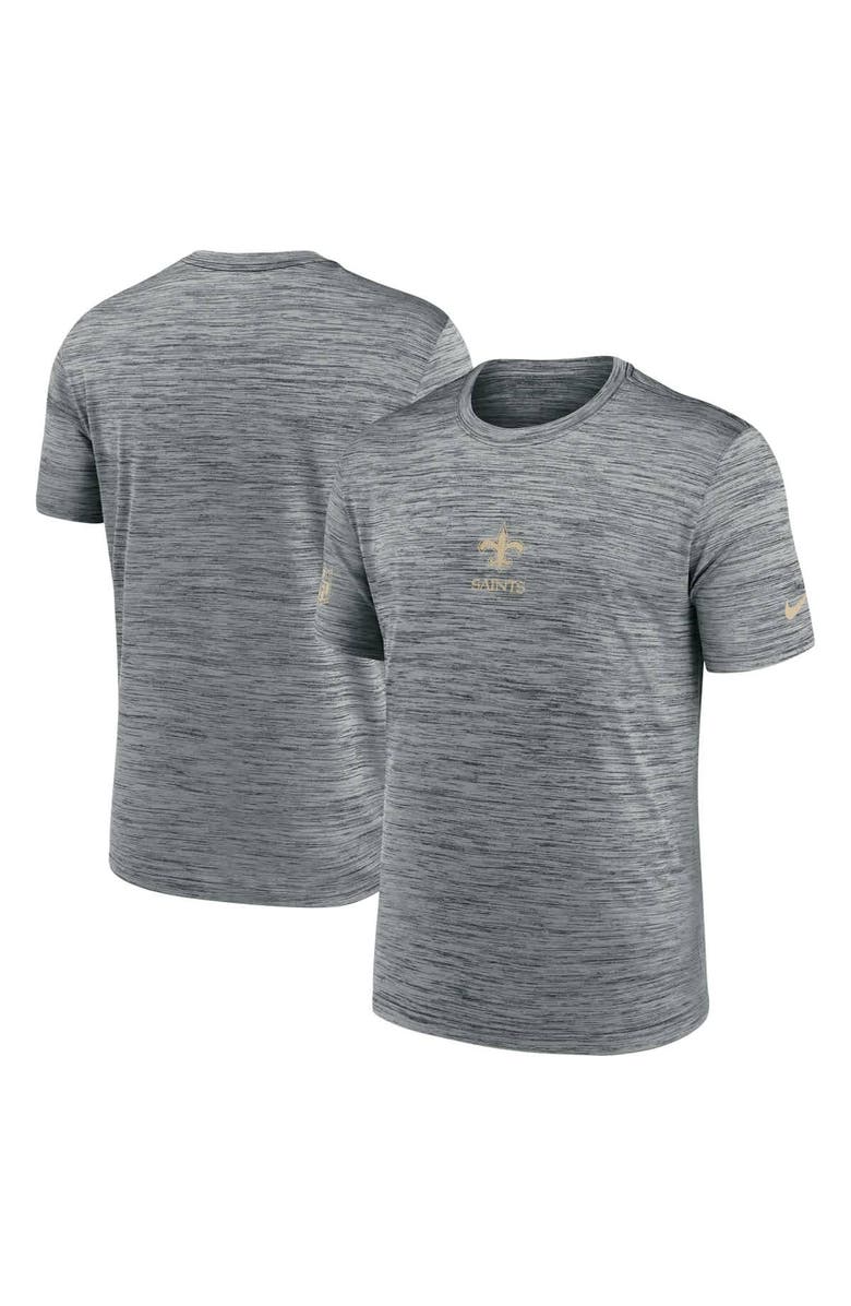Nike Men's Nike Gray New Orleans Saints Sideline Velocity Performance T-Shirt, Main, color, Gray