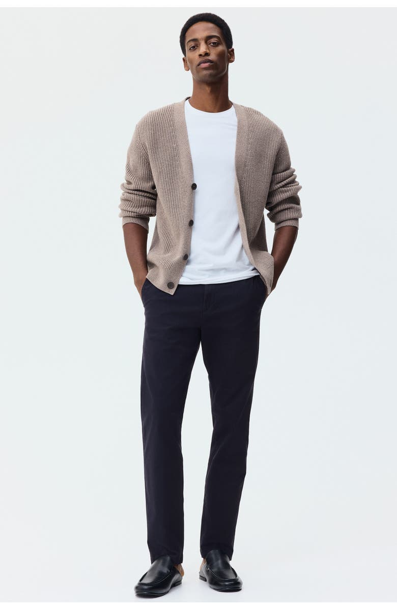 H&M Slim-fit cotton chinos, Main, color, Dark Blue