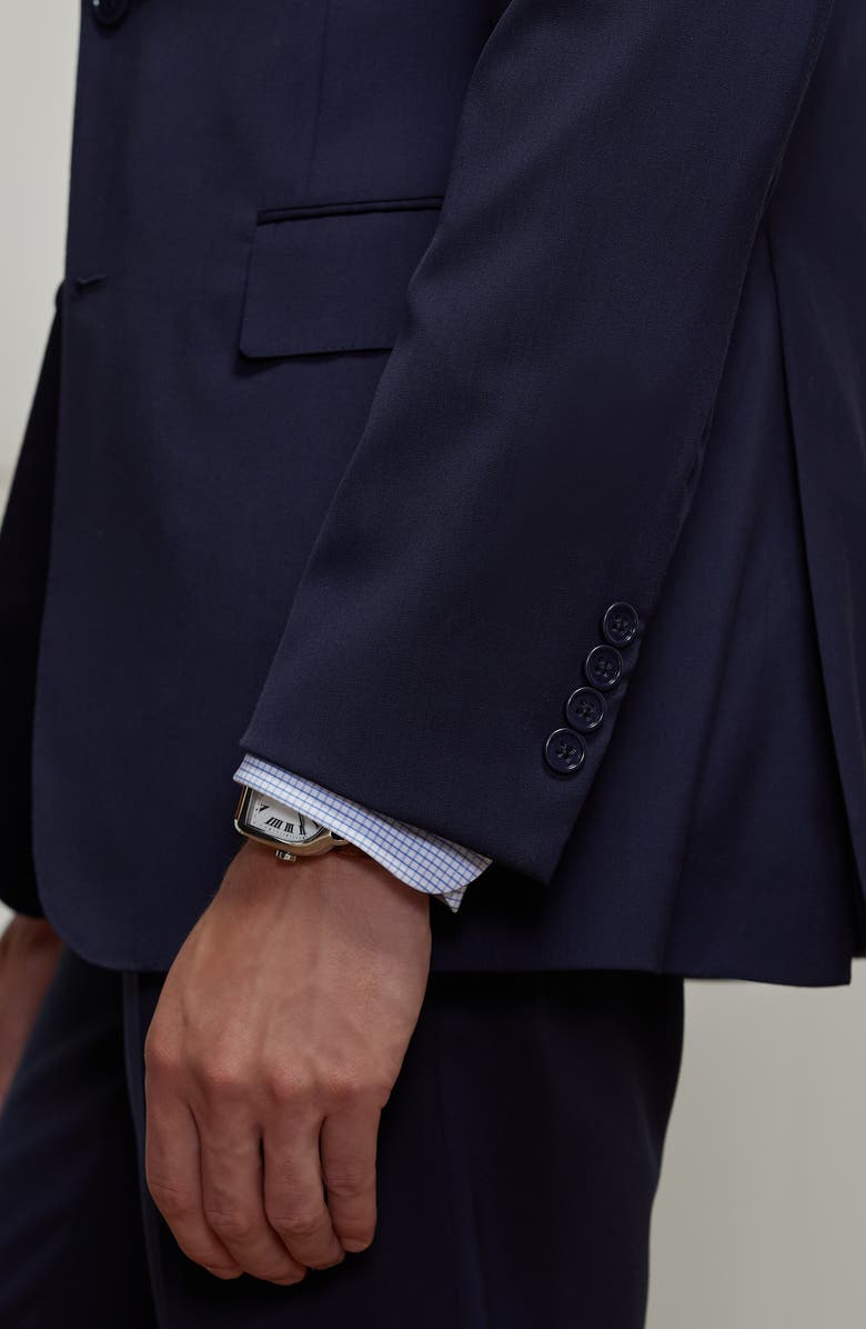 Ralph Lauren Purple Label Gregory Hand Tailored Wool Serge Suit, Alternate, color, Classic Navy