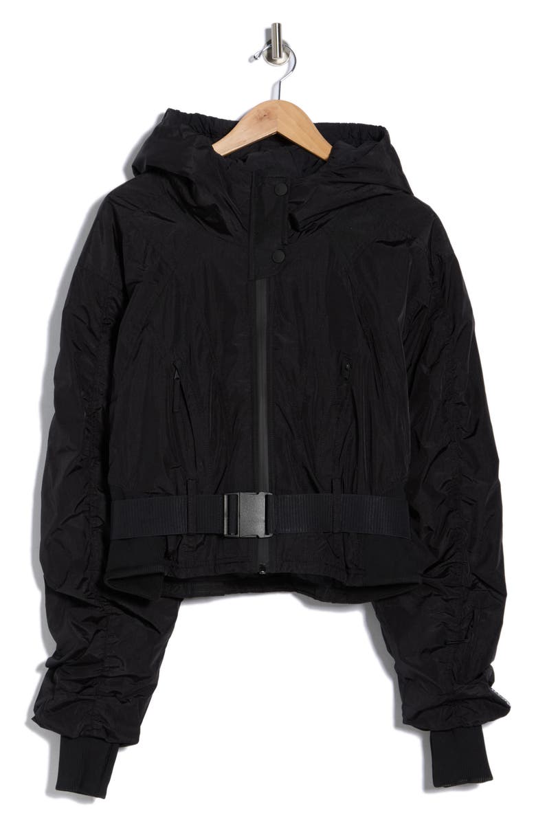 Free People Powder Vixen Jacket, Alternate, color, Black