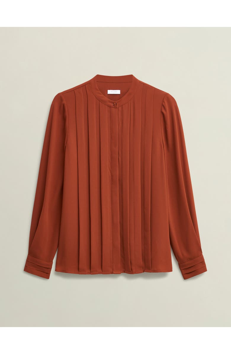 HOBBS LONDON Arizona Blouse, Alternate, color, Copper Orange