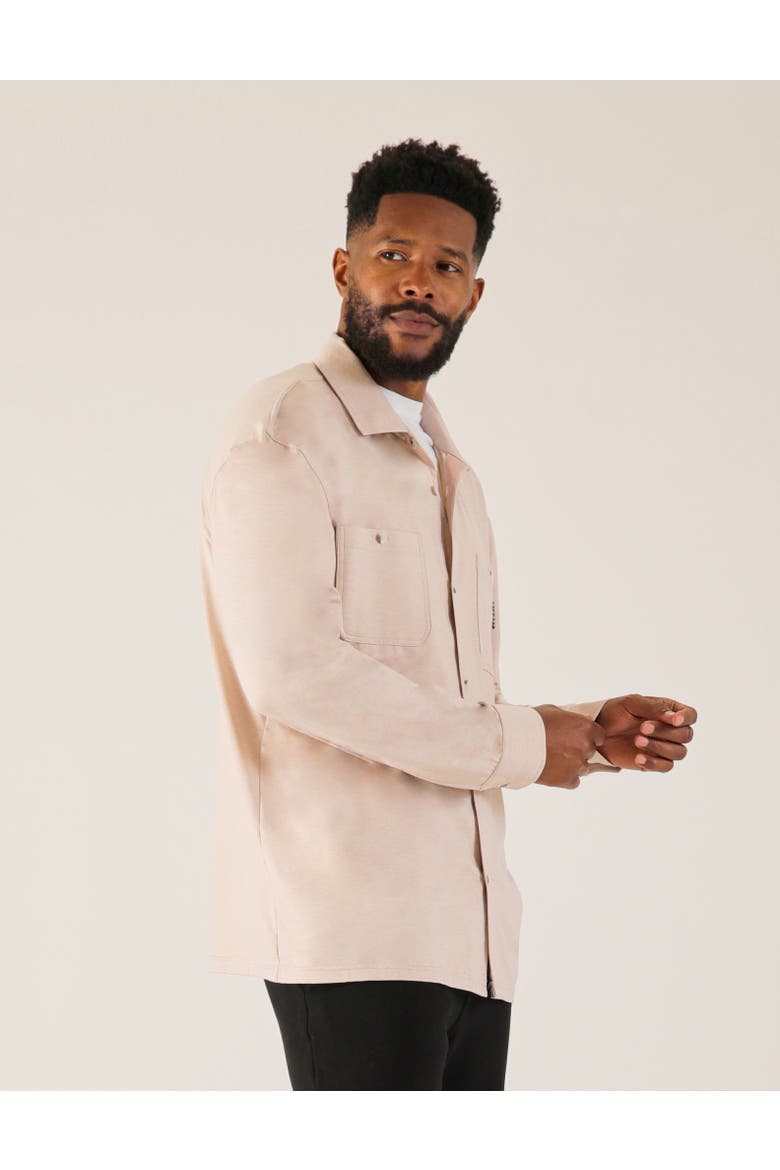 Fairway Button Down, Alternate, color, Oatmilk