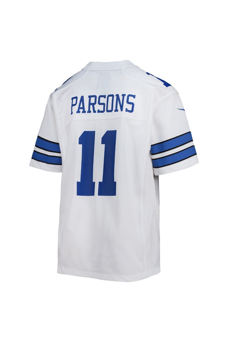 Youth Nike Micah Parsons White Dallas Cowboys Game Jersey, Alternate, color, White
