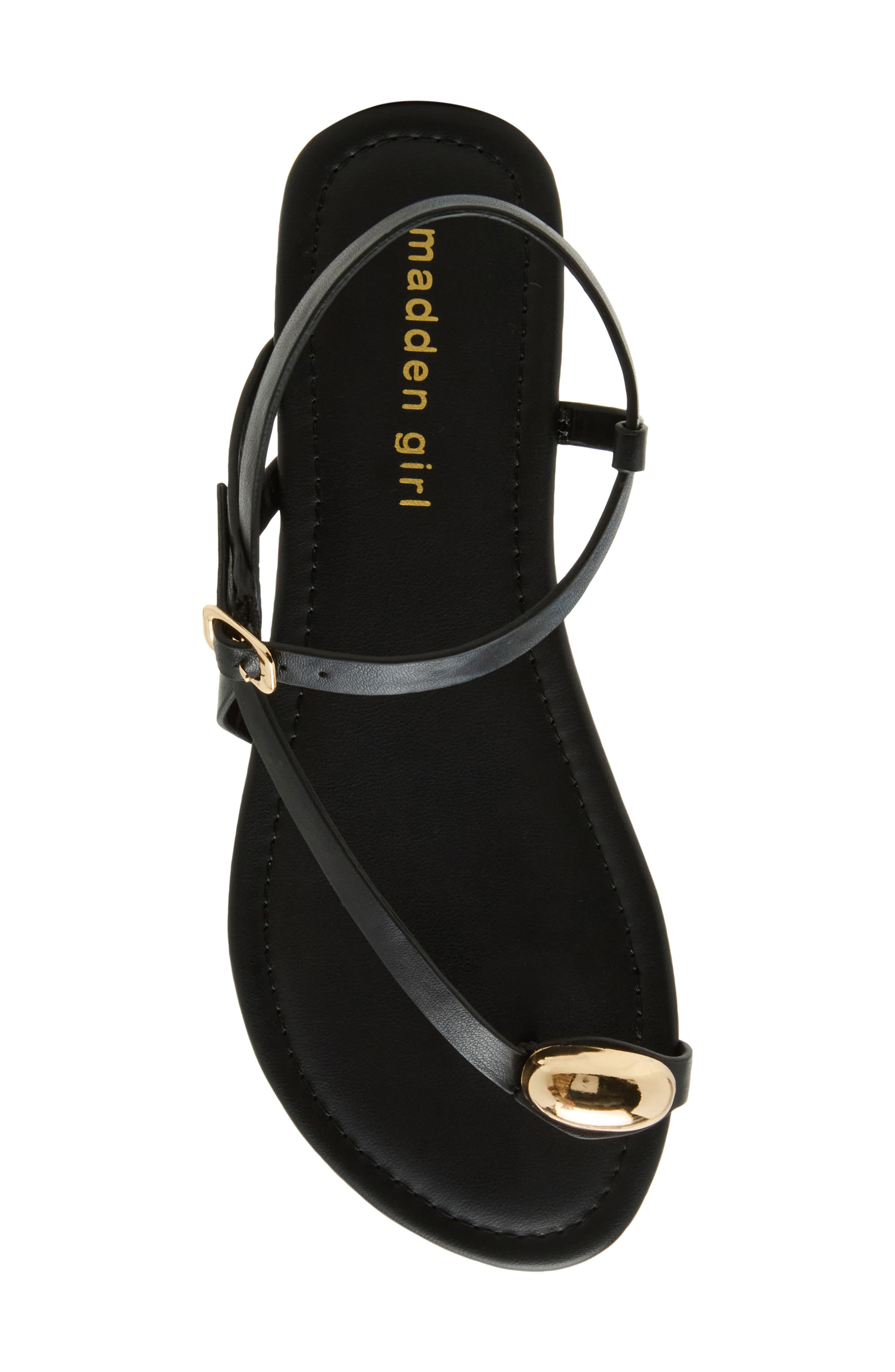 Madden Girl <p>Treasuree Strappy Sandal (Women) </p>, Alternate, color, Black Paris
