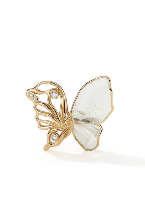 Rc Retro Chic Butterfly Serenade Earrings In Gold