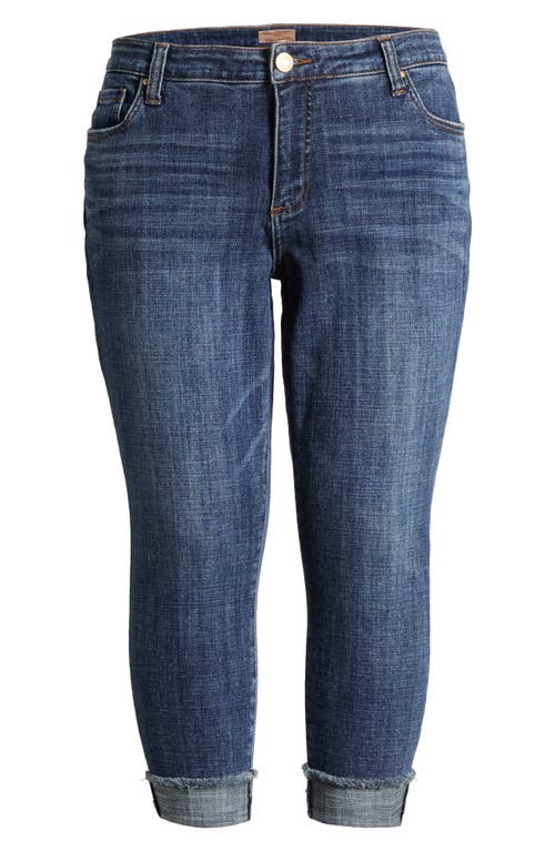 Kut From The Kloth Carrie Roll Cuff Boyfriend Straight Jeans In Aesthetic