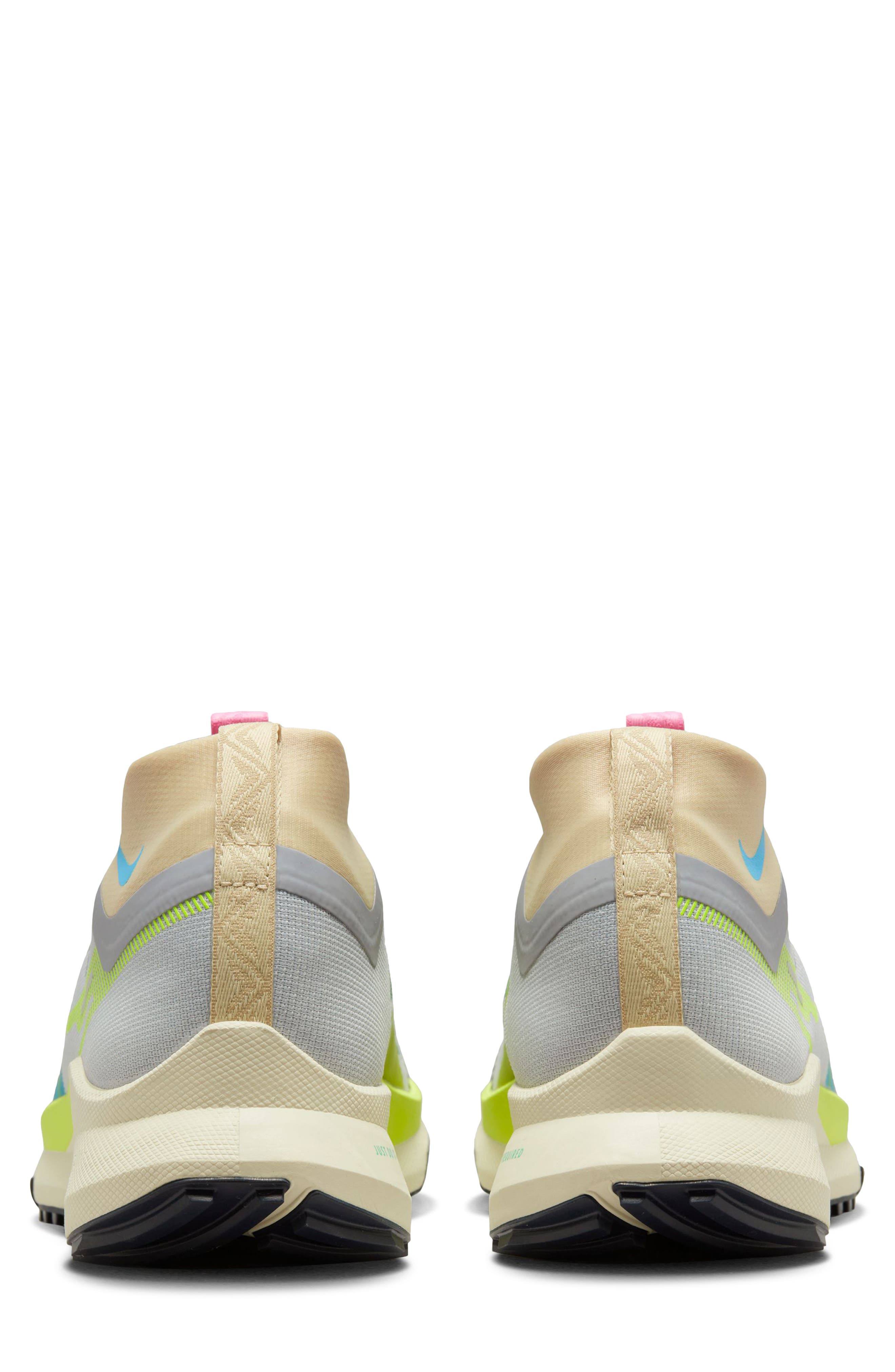 React Pegasus Trail 4 Gore-Tex® Waterproof Running Shoe, Alternate, color, WOLF GREY/ VOLT/ GREEN/ BLUE