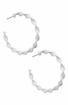 JARDIN Spiral Hoop Earrings