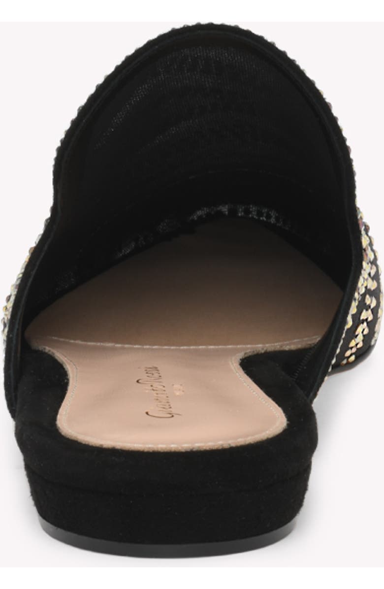 Gianvito Rossi Raja Crystal Slide, Alternate, color, Black Fabric