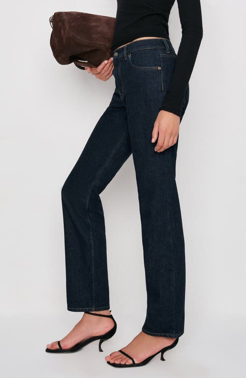 Reformation Greer Straight Leg Jeans In Blue