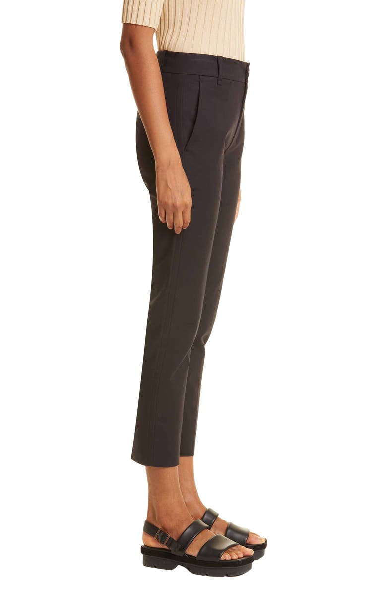 Vince Cotton Blend Cigarette Trousers, Alternate, color,