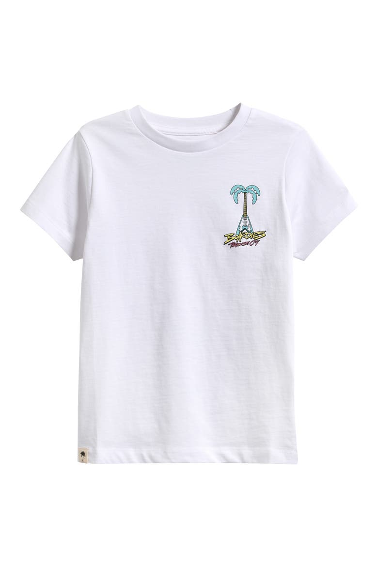 Kids' Cotton Graphic T-Shirt, Main, color, WHITE