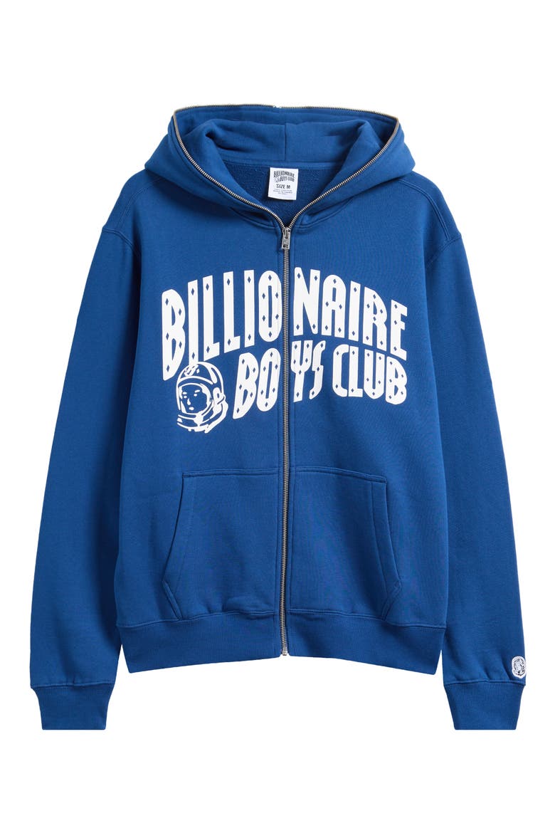 Curve Graphic Zip Hoodie, Alternate, color, NAVY