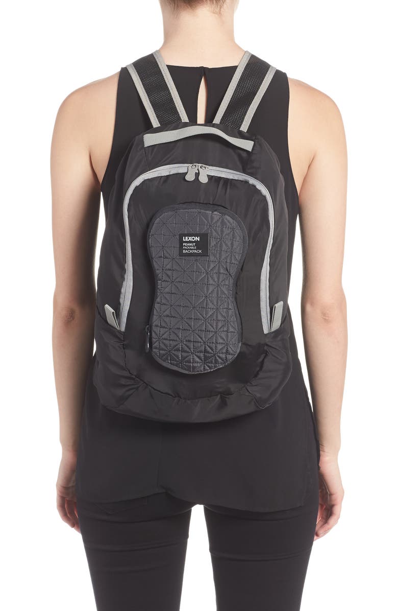 LEXON Packable Peanut Backpack, Alternate, color,
