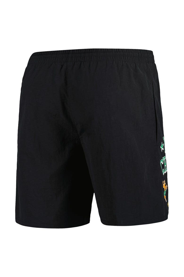 Men's Mitchell & Ness Black Milwaukee Bucks Heritage Shorts, Alternate, color, Black