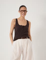 Hush Yara Button Detail Vest