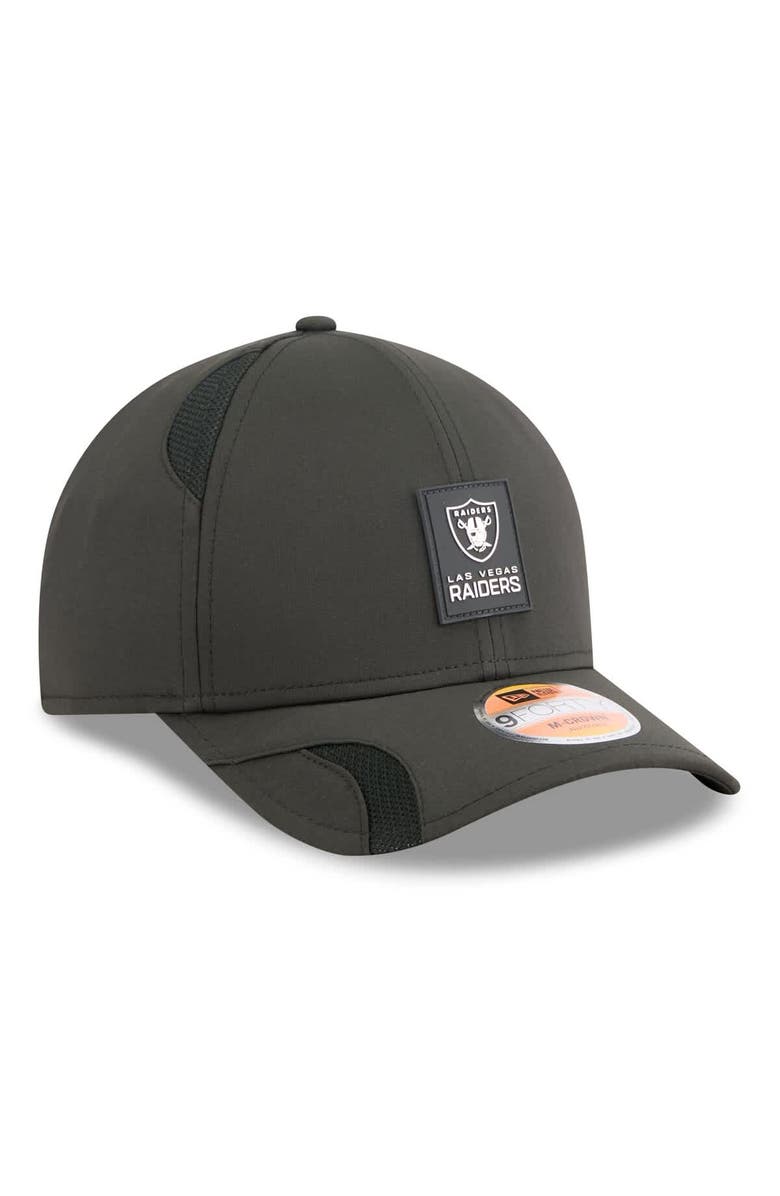 New Era Men's New Era Black Las Vegas Raiders 2025 Sideline  M-Crown 9FORTY Adjustable Hat, Alternate, color, Black
