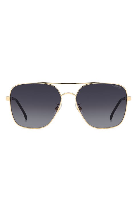 60mm Gradient Square Sunglasses