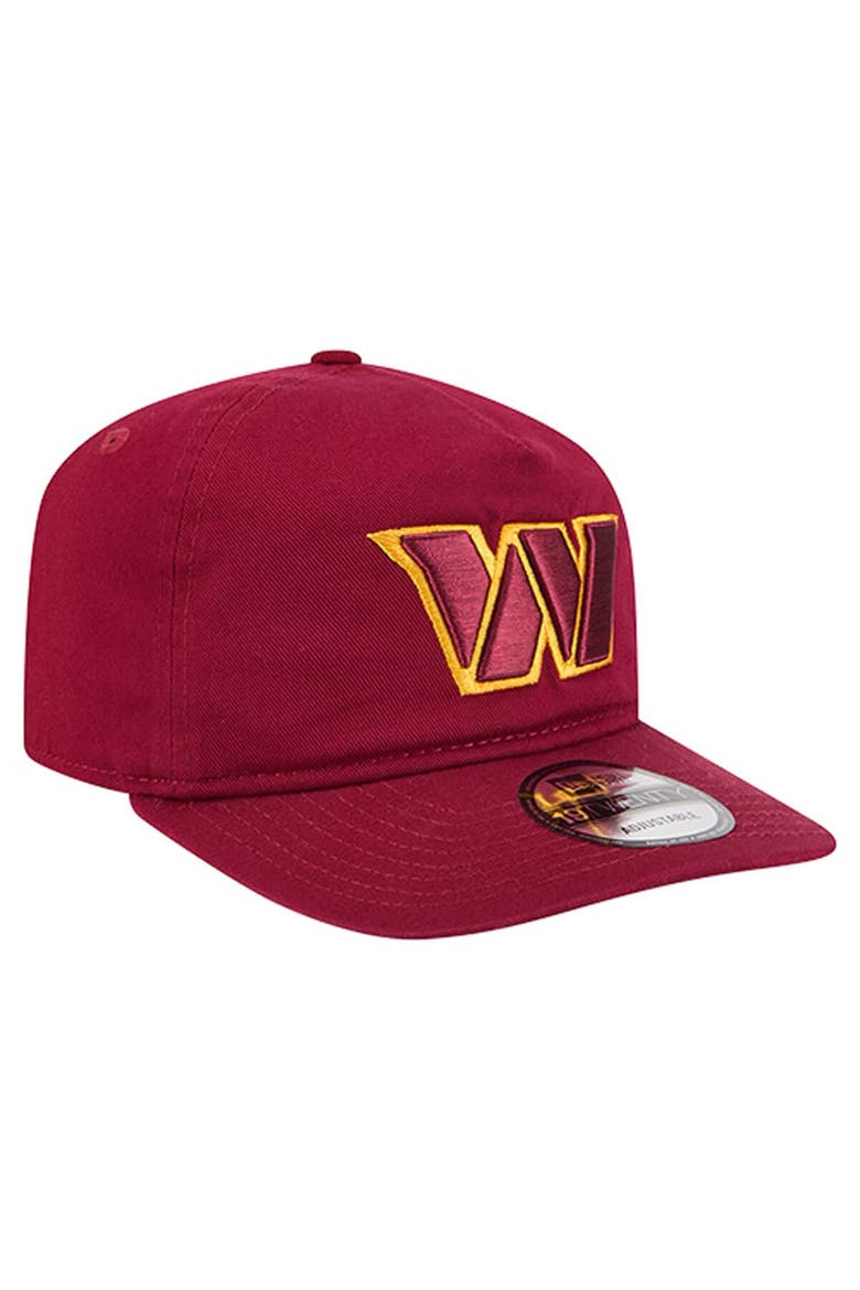 Men's New Era  Burgundy Washington Commanders Team 19TWENTY Adjustable Hat, Alternate, color, Burgundy
