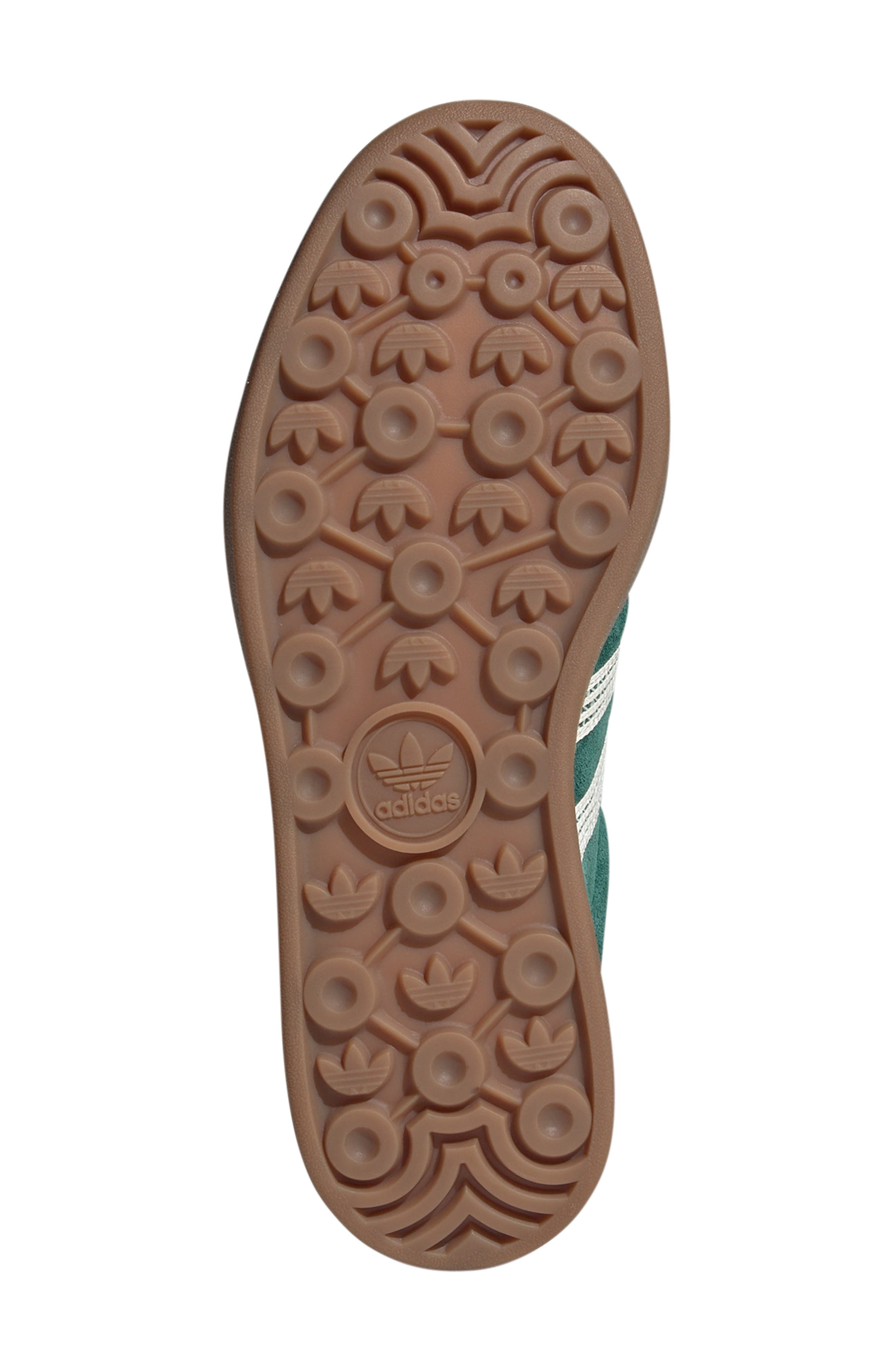 adidas Gazelle Bold Platform Sneaker, Alternate, color, Collegiate Green/White/ Gold