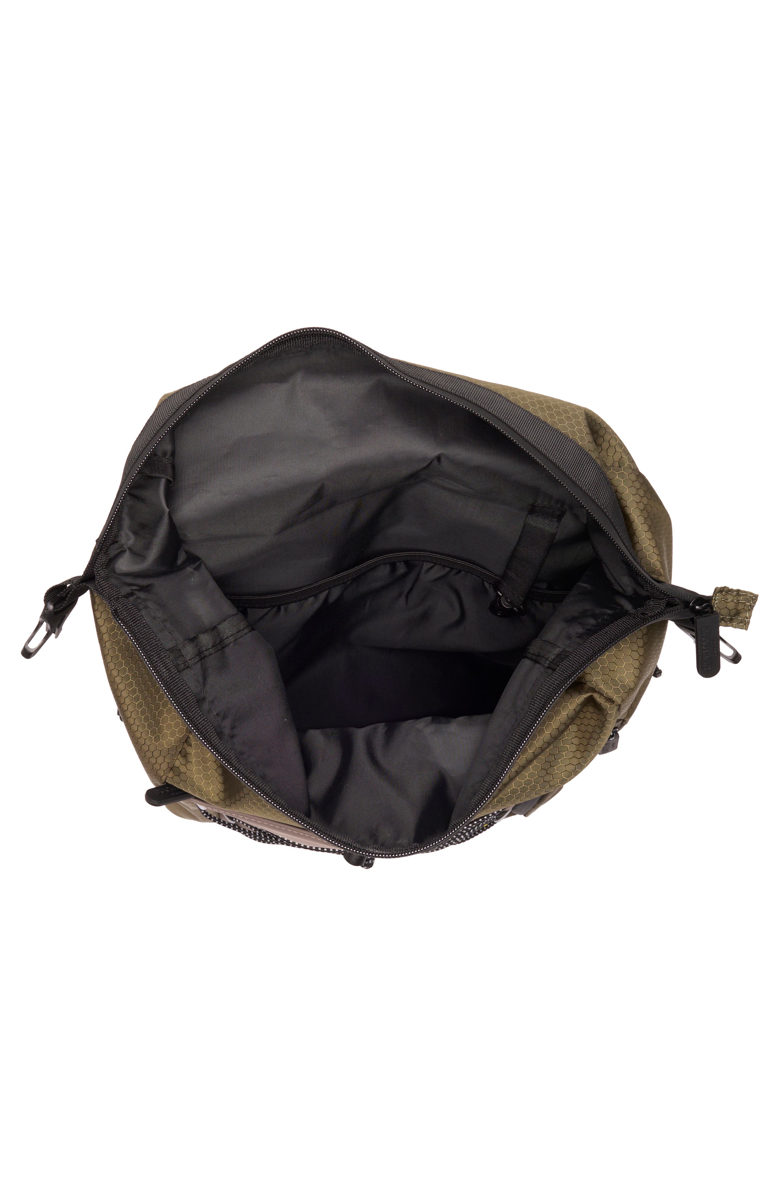 Ripstop Rubberized Rolltop Backpack, Alternate, color, GREEN TAUPE