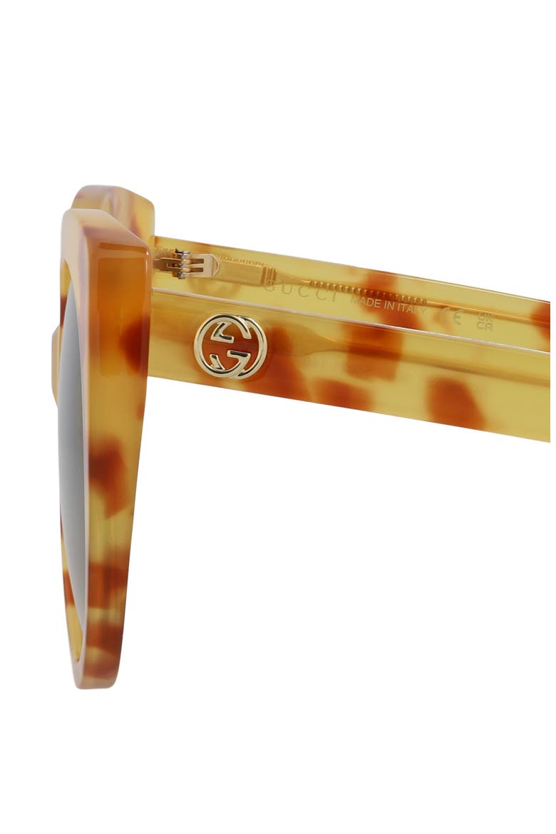 55mm Cat Eye Sunglasses, Alternate, color, GRADIENT BROWN