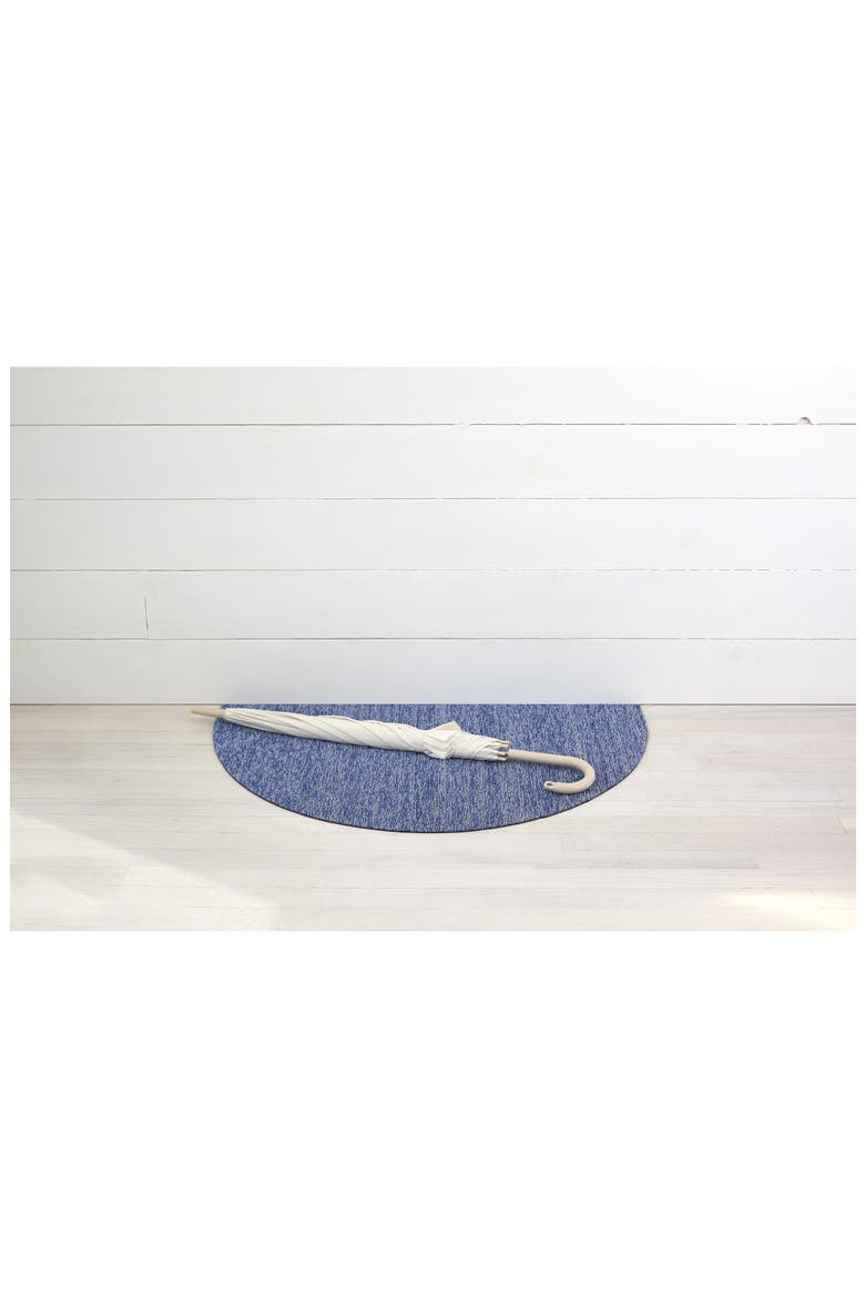 Heathered Welcome Mat, Alternate, color, CORNFLOWER