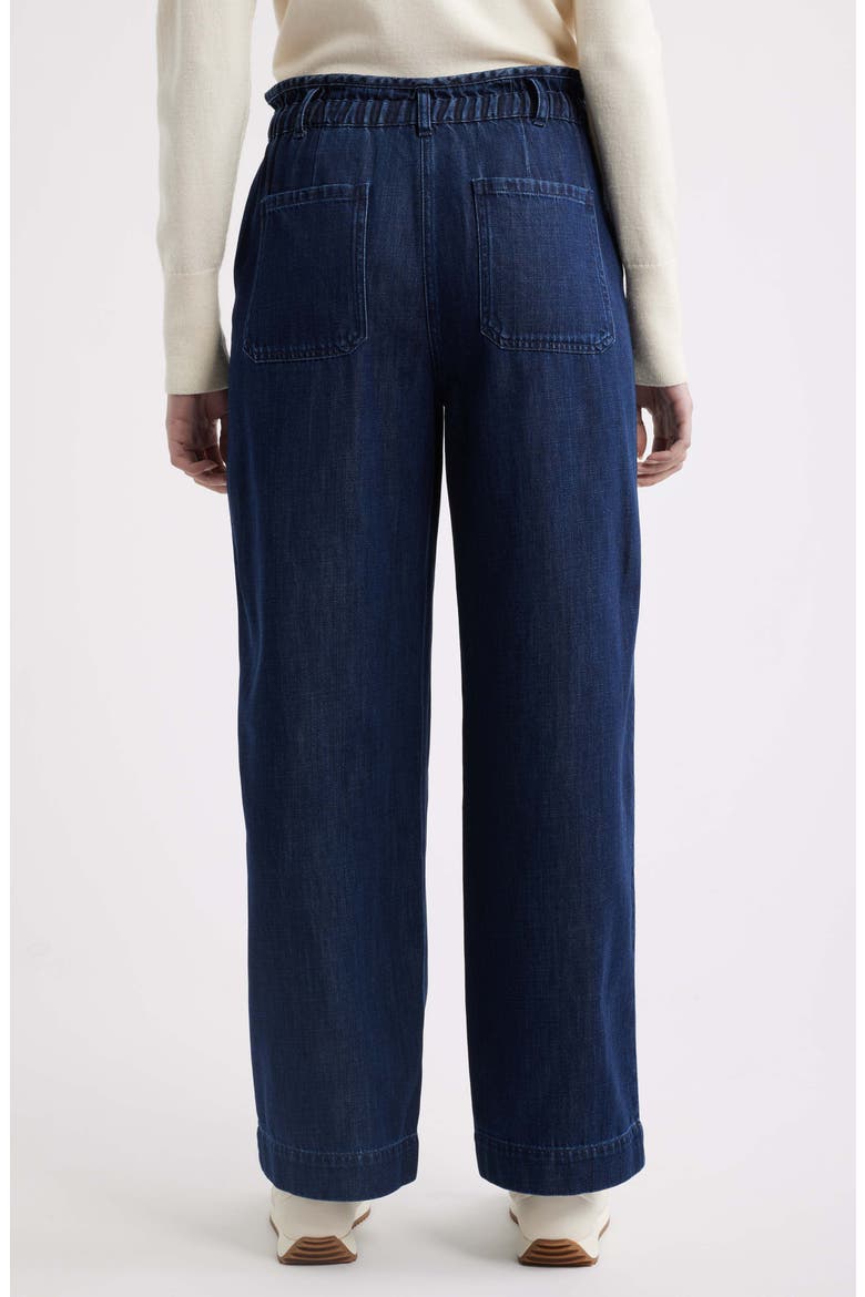 Ryan Wide Leg Drawstring Jeans, Alternate, color, RINSE INDIGO