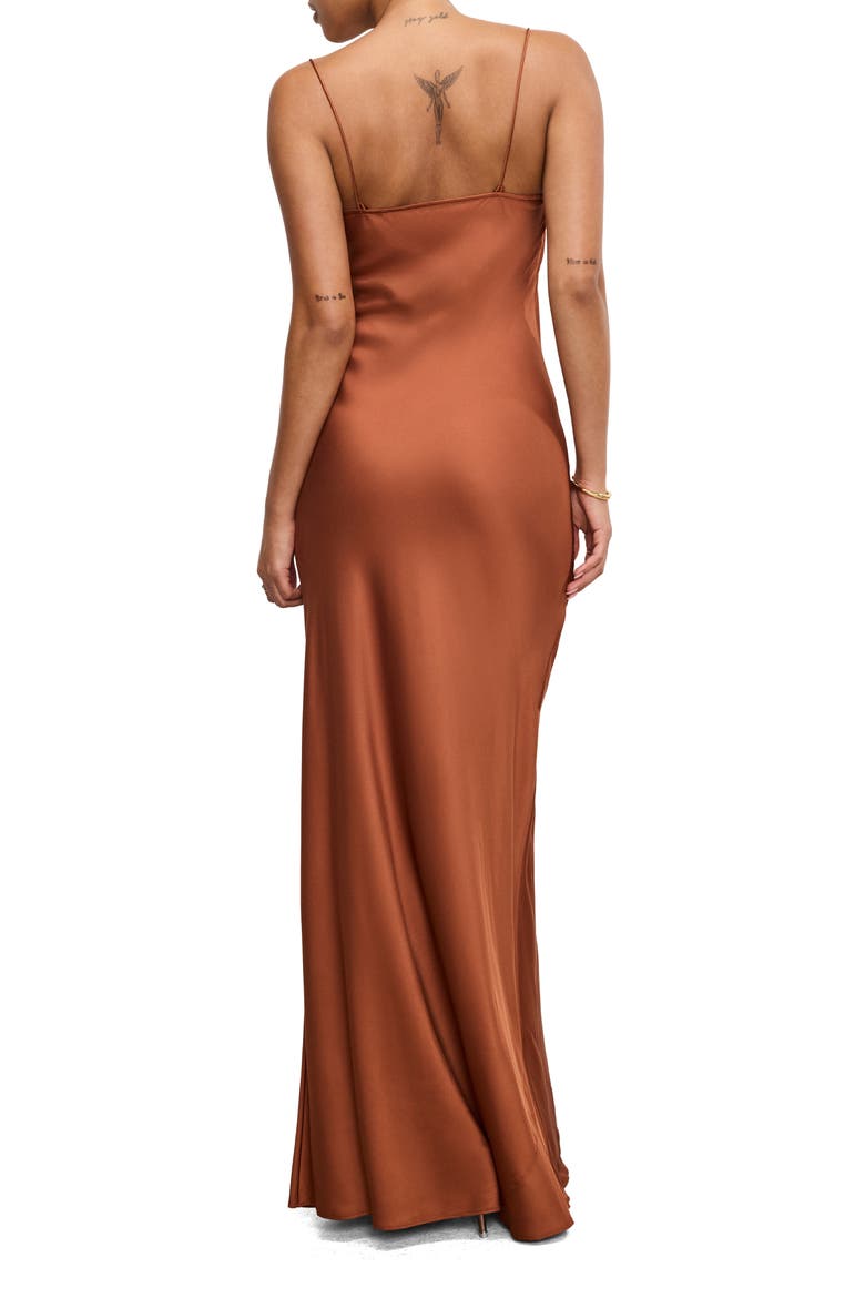 Satin Maxi Slipdress, Alternate, color, COPPER004