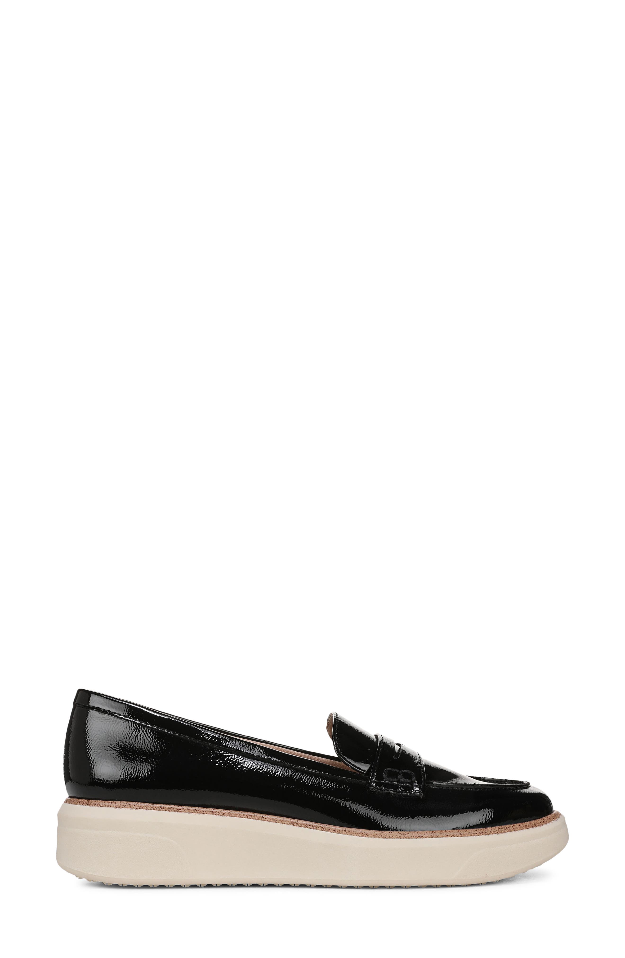 LifeStride Chelsea Platform Penny Loafer, Alternate, color, Black