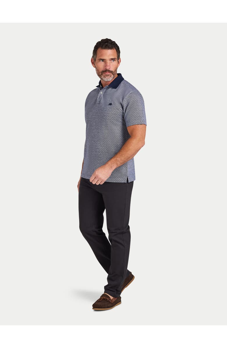 Raging Bull Short Sleeve Dobby Jersey Polo Shirt, Alternate, color, Navy