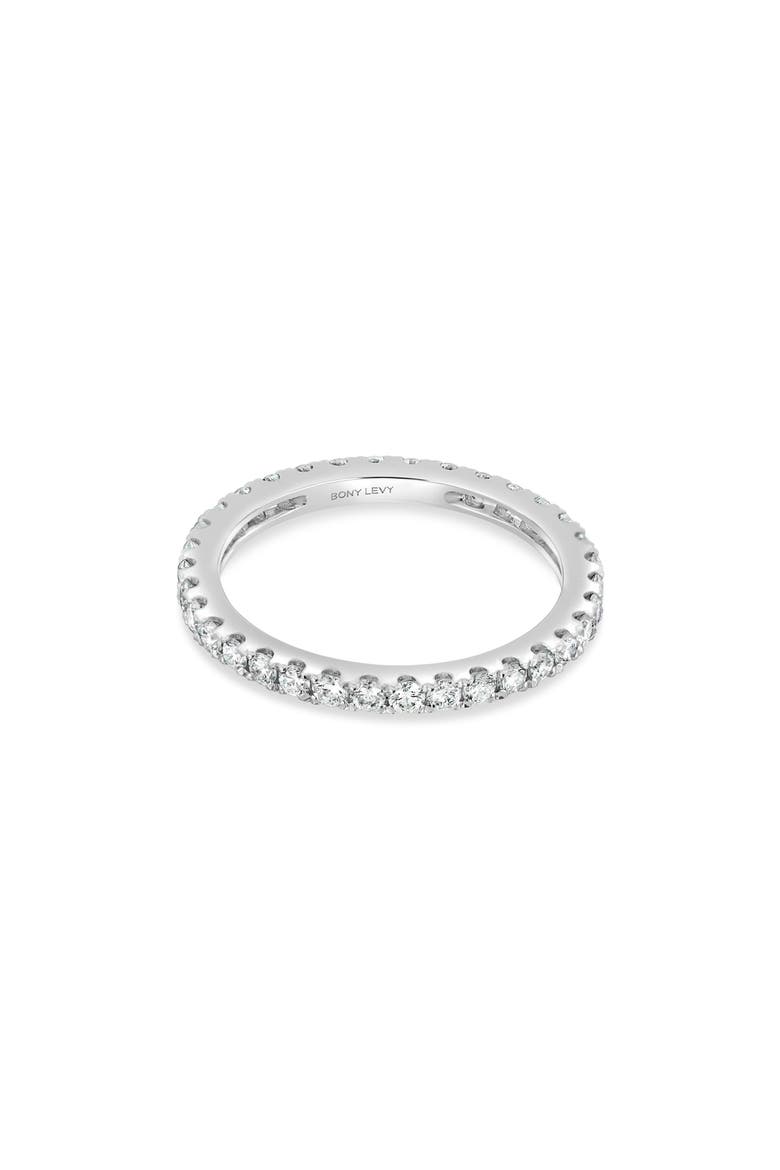 Audrey 18k Gold Diamond Band Ring, Alternate, color, 18KW