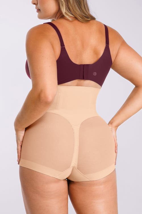 Shapellx Mesh Smooth Butt-lifting Brief In Neutral