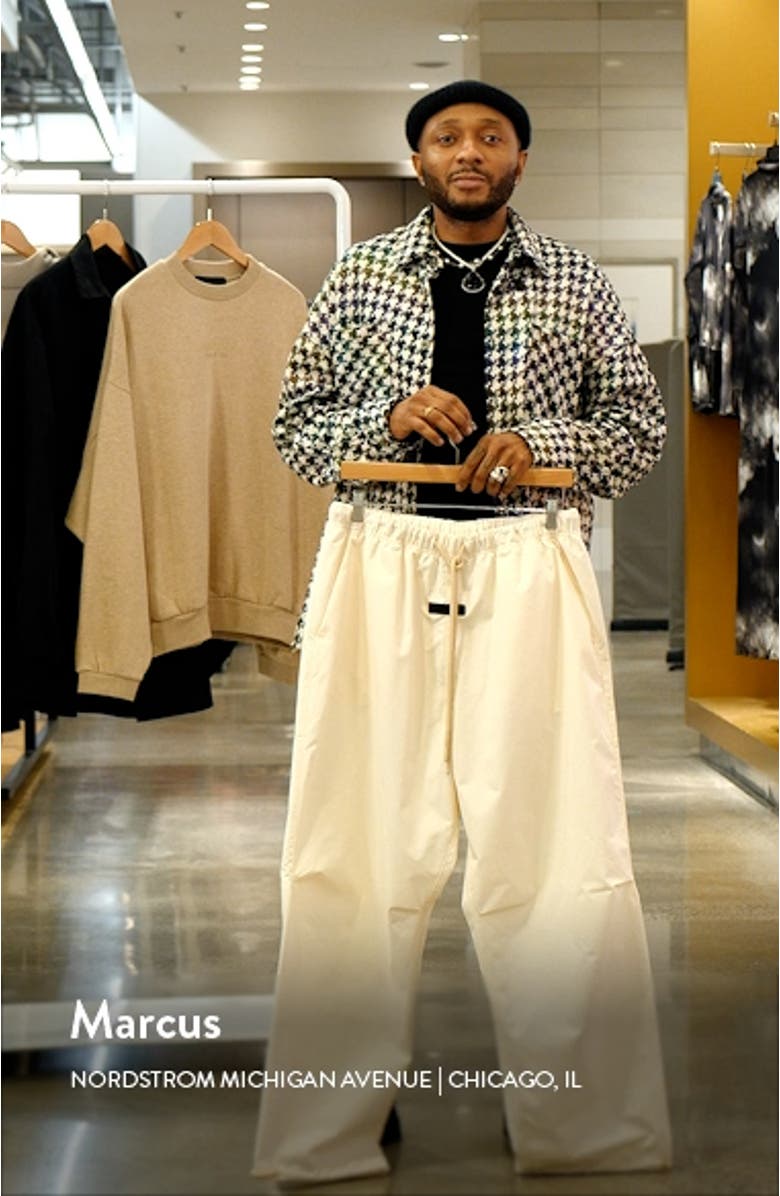 Relaxed Cotton Blend Pants, sales video thumbnail