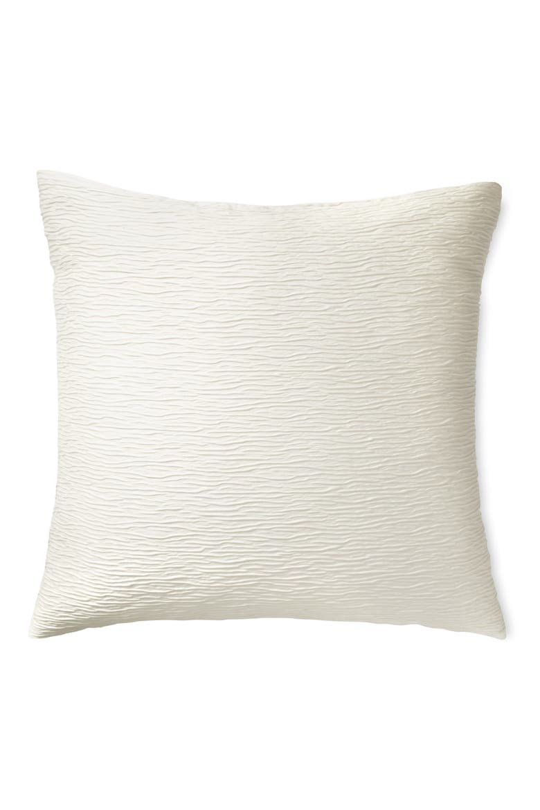 Donna Karan Aura Ripple Euro Sham, Main, color, IVORY