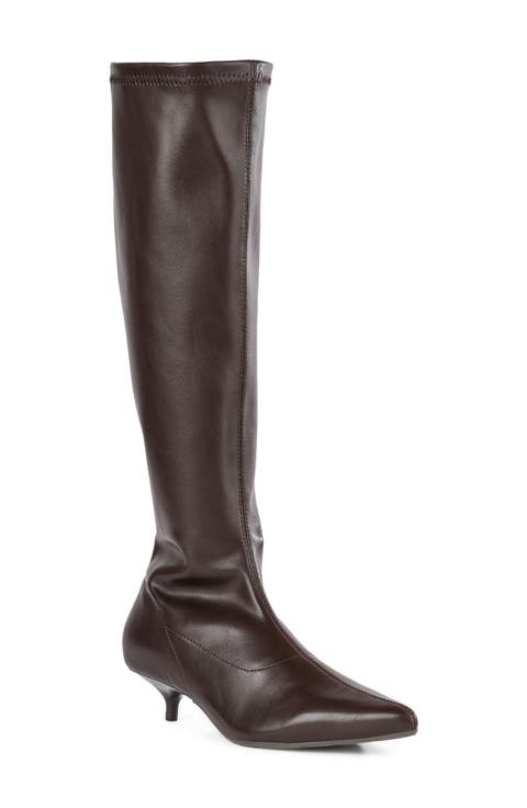 Confident Stretch Faux Suede Tall Boot