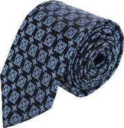 Trafalgar Azzimato Diamond Stately Silk Necktie