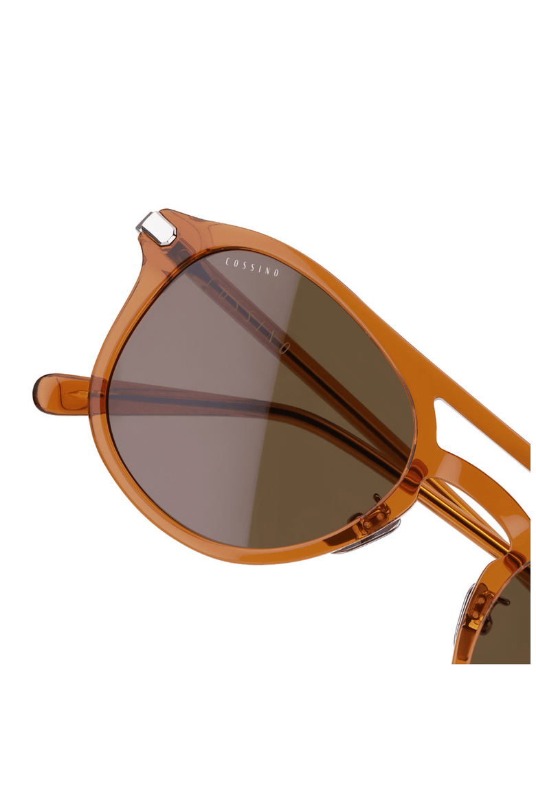 Coast 50mm Round Acetate Sunglasses, Alternate, color, Burnt Orange
