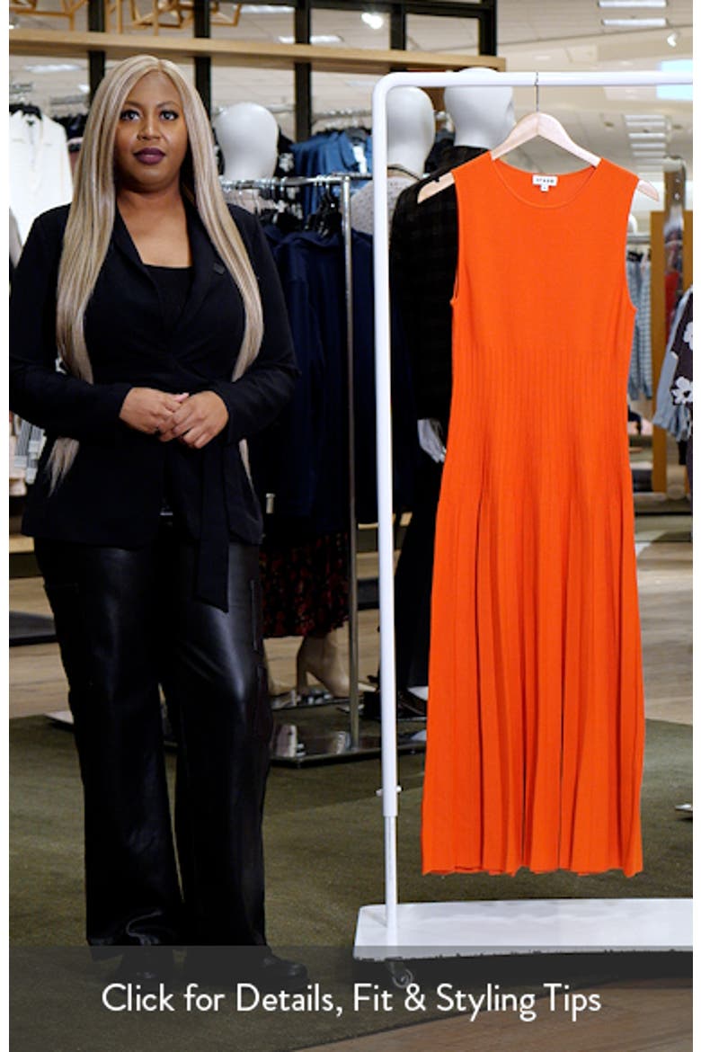 Elyse Pleated Sleeveless Knit Maxi Dress video
